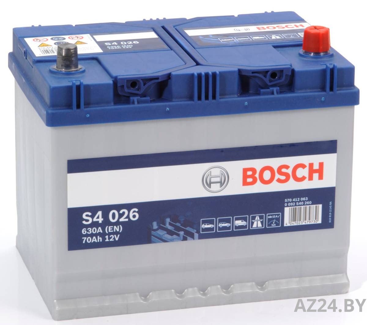 Аккумулятор BOSCH S4 026 (70Ah) купить в Минске, цены - Az24.by