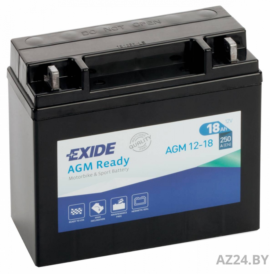 Аккумулятор EXIDE AGM12-18 (18Ah) купить в Минске, цены - Az24.by